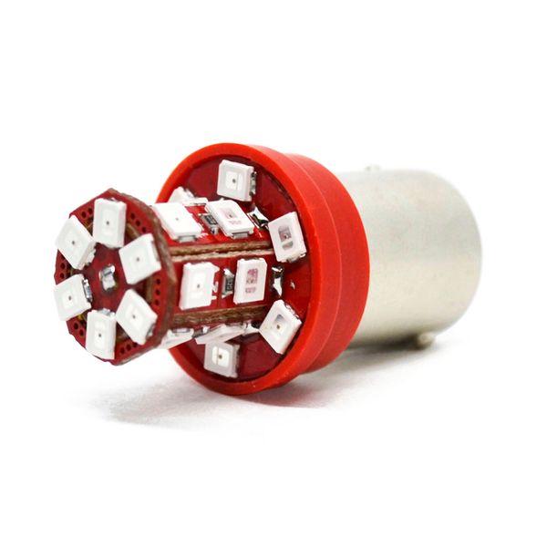 Одноконтактна лампа Futura KY-P21W червона 12V (2шт) 71814 фото