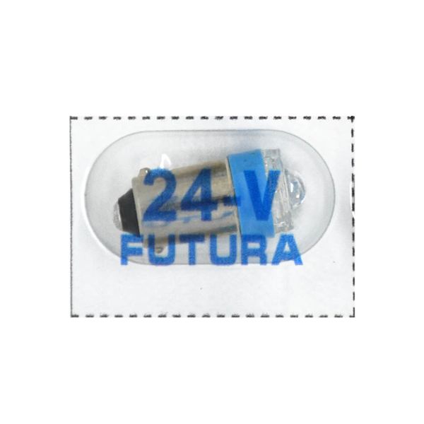 Автолампа Futura PR-Т4 синяя BA9s 24V 20622 фото