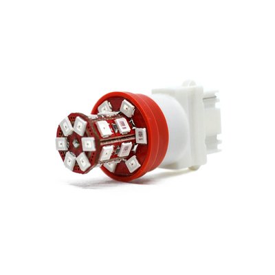 Одноконтактная лампа Futura KY-P27W красная 12V (1шт) 73914 фото