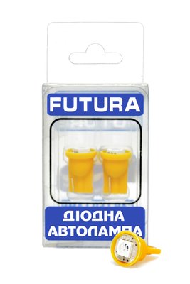 Автолампа Futura 3Х-Т10 жовта W5W 12V (2 шт.) 30515 фото