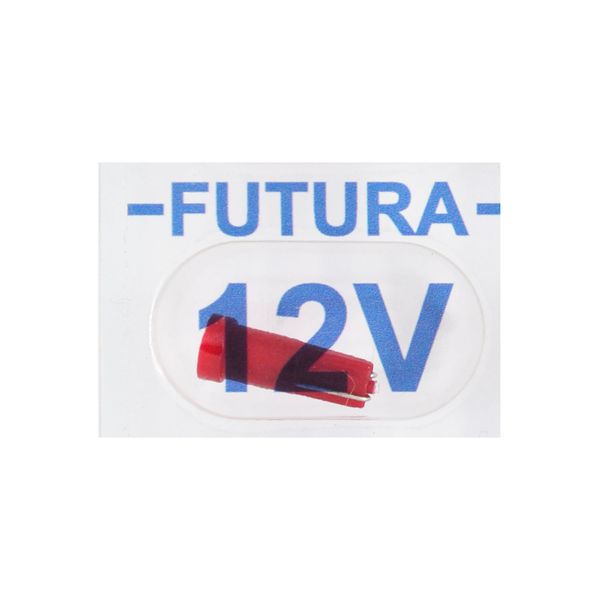 Автолампа Futura Mik-Т5 1,2W червона 12V 10114 фото