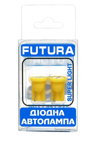 Автолампа Futura KS-Т10 жовта W5W 12V (2 шт.) 60515 фото
